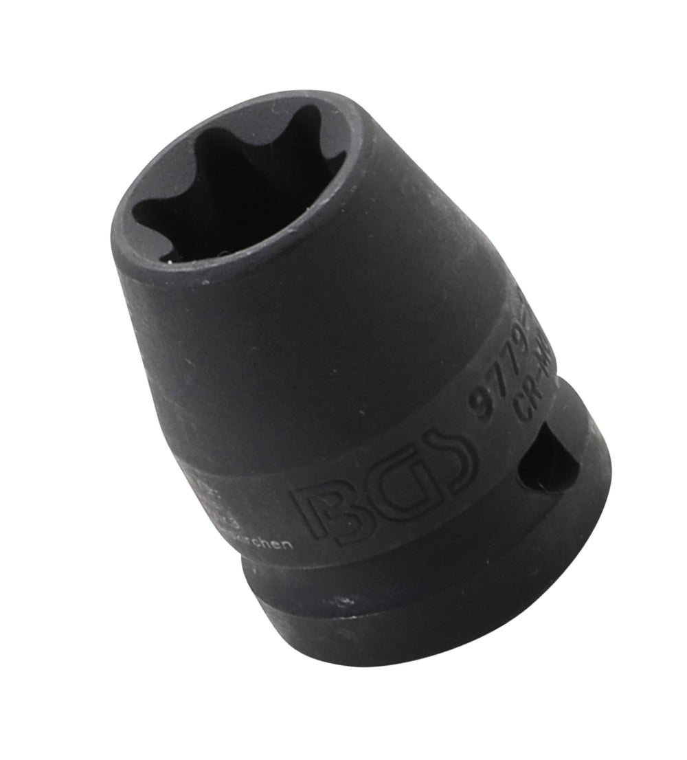 BGS 9779-20 Impact Nuss / Krafteinsatz E-Profil SW E20 Antrieb 12,5mm (1/2") für Schlagschrauber geeignet