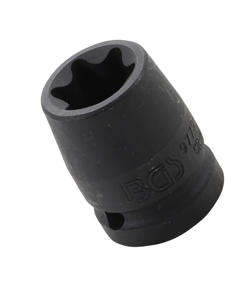 BGS 9779-22 Impact Nuss / Krafteinsatz E-Profil SW E22 Antrieb 12,5mm (1/2") für Schlagschrauber geeignet