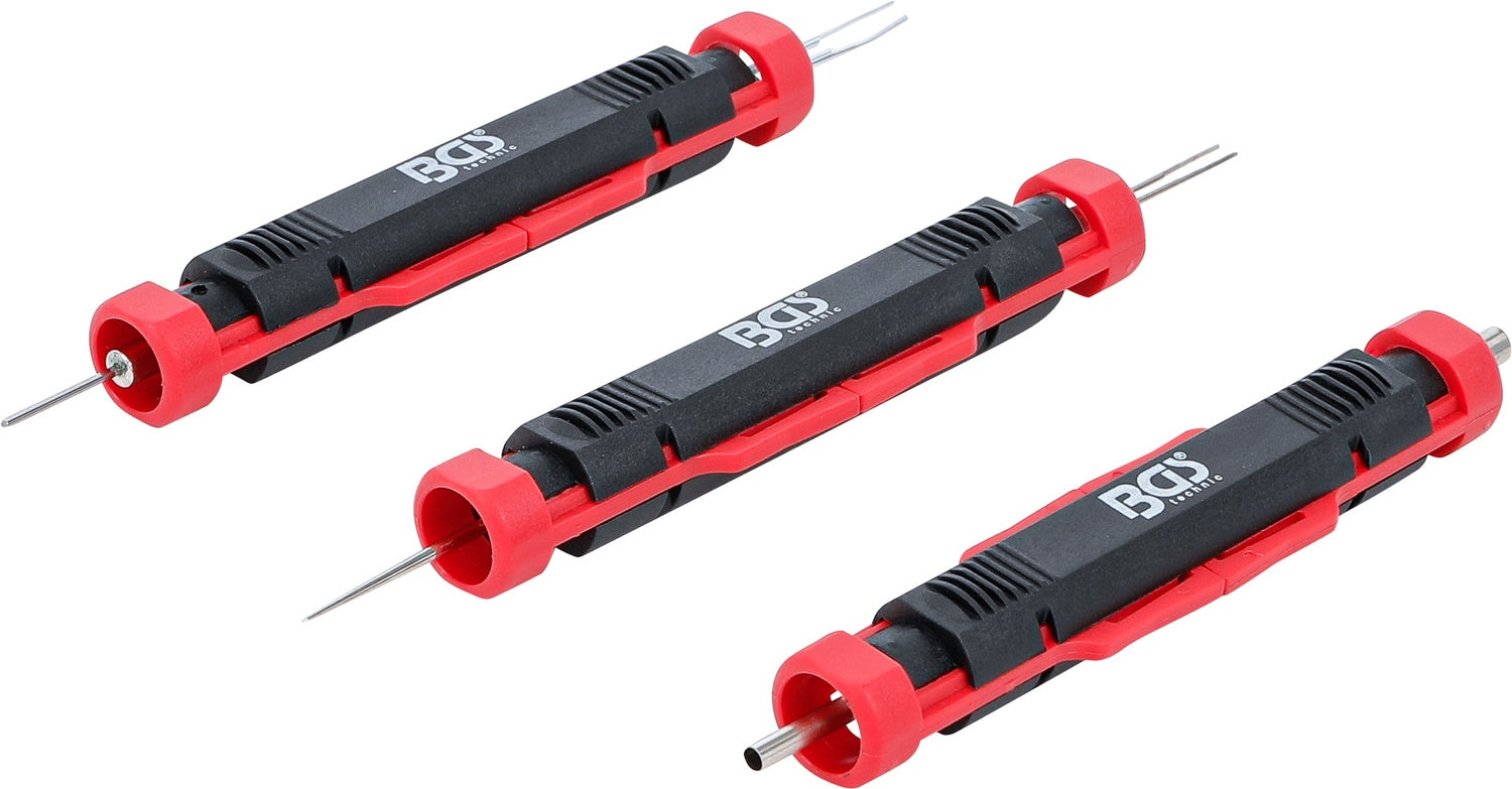 BGS 9807 Satz Entriegelungswerkzeug Auspinwerkzeug für Kfz Kabel Stecker universal 3 teilig