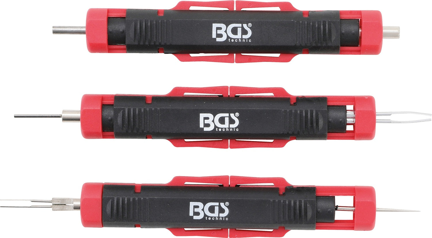 BGS 9807 Satz Entriegelungswerkzeug Auspinwerkzeug für Kfz Kabel Stecker universal 3 teilig