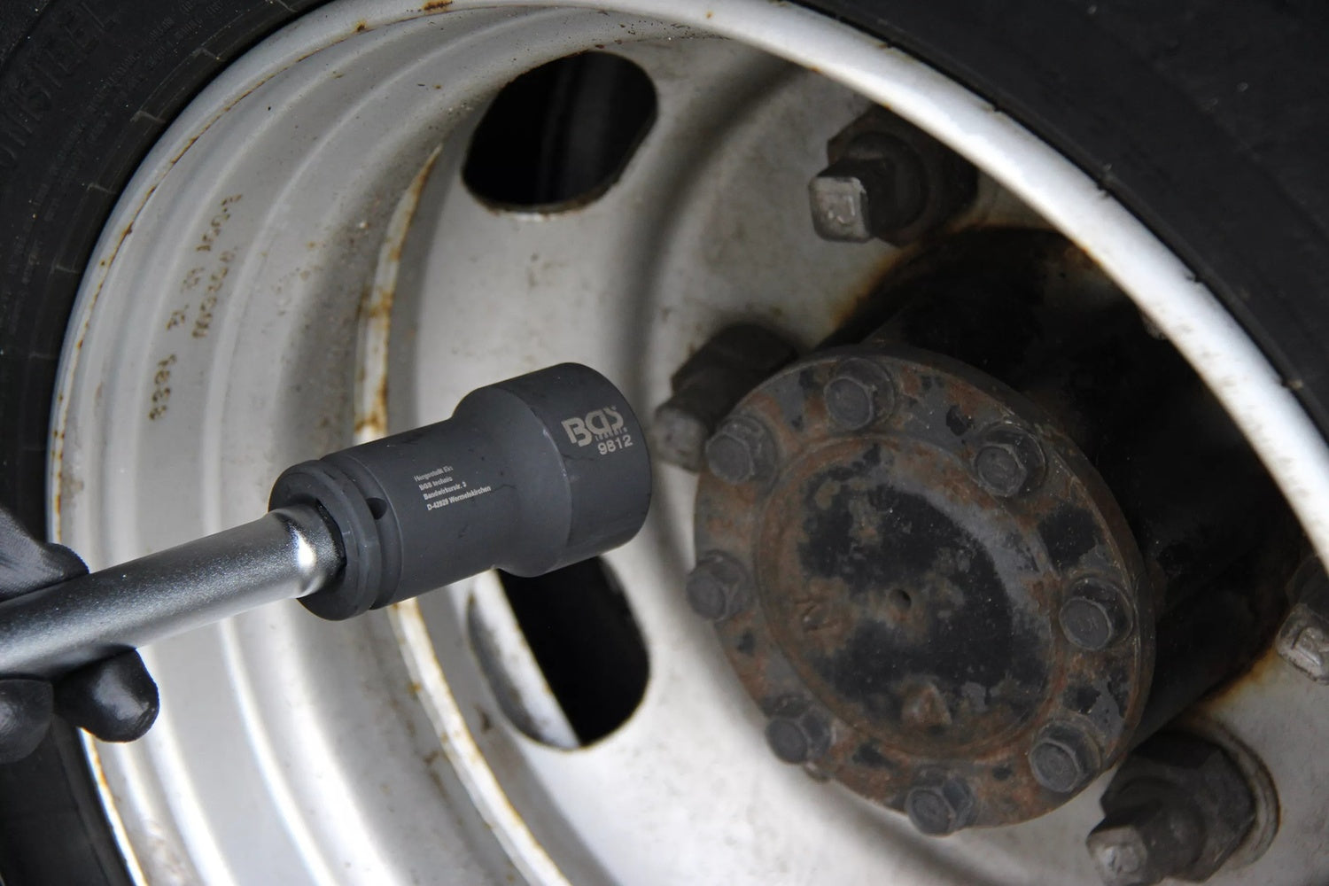 BGS 9812 Impact Nuss 38mm lang/tief Antrieb 20mm (3/4") für Schlagschrauber speziell FUSO / Mitsubishi