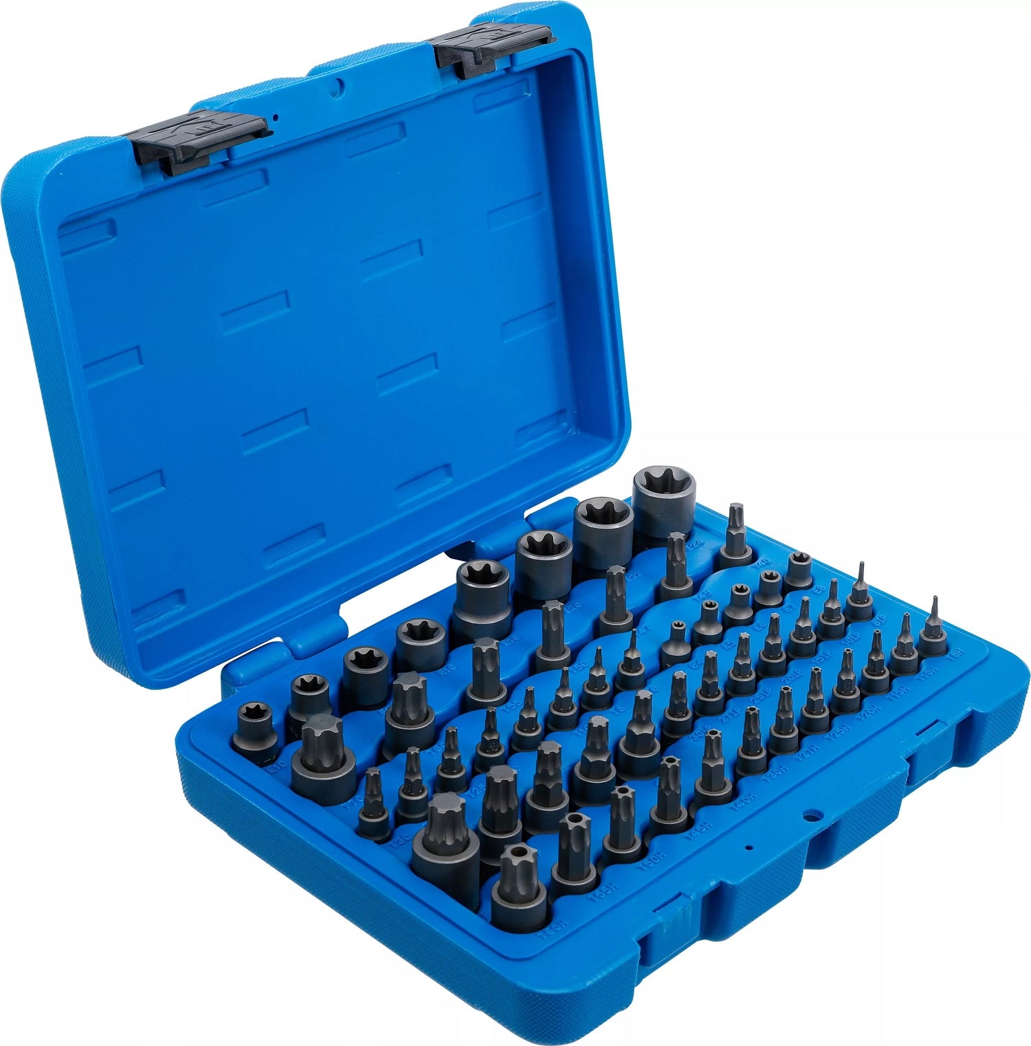 BGS 9839 Biteinsätze, Steckschlüsseleinsätze E-Profil / T-Profil (für Torx) / T-Profil (für Torx) mit Bohrung / TP-Profil (für Torx Plus)