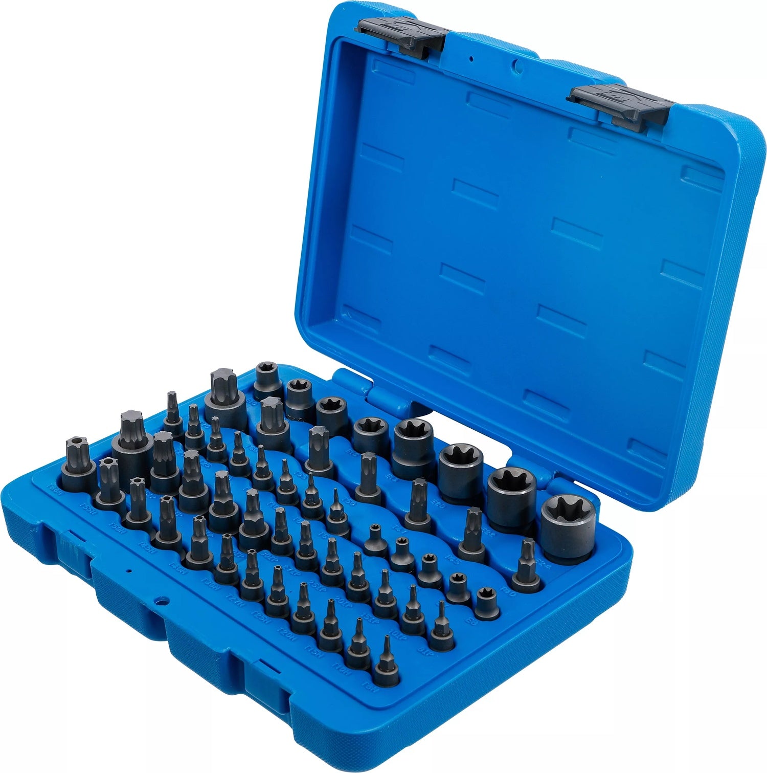 BGS 9839 Biteinsätze, Steckschlüsseleinsätze E-Profil / T-Profil (für Torx) / T-Profil (für Torx) mit Bohrung / TP-Profil (für Torx Plus)