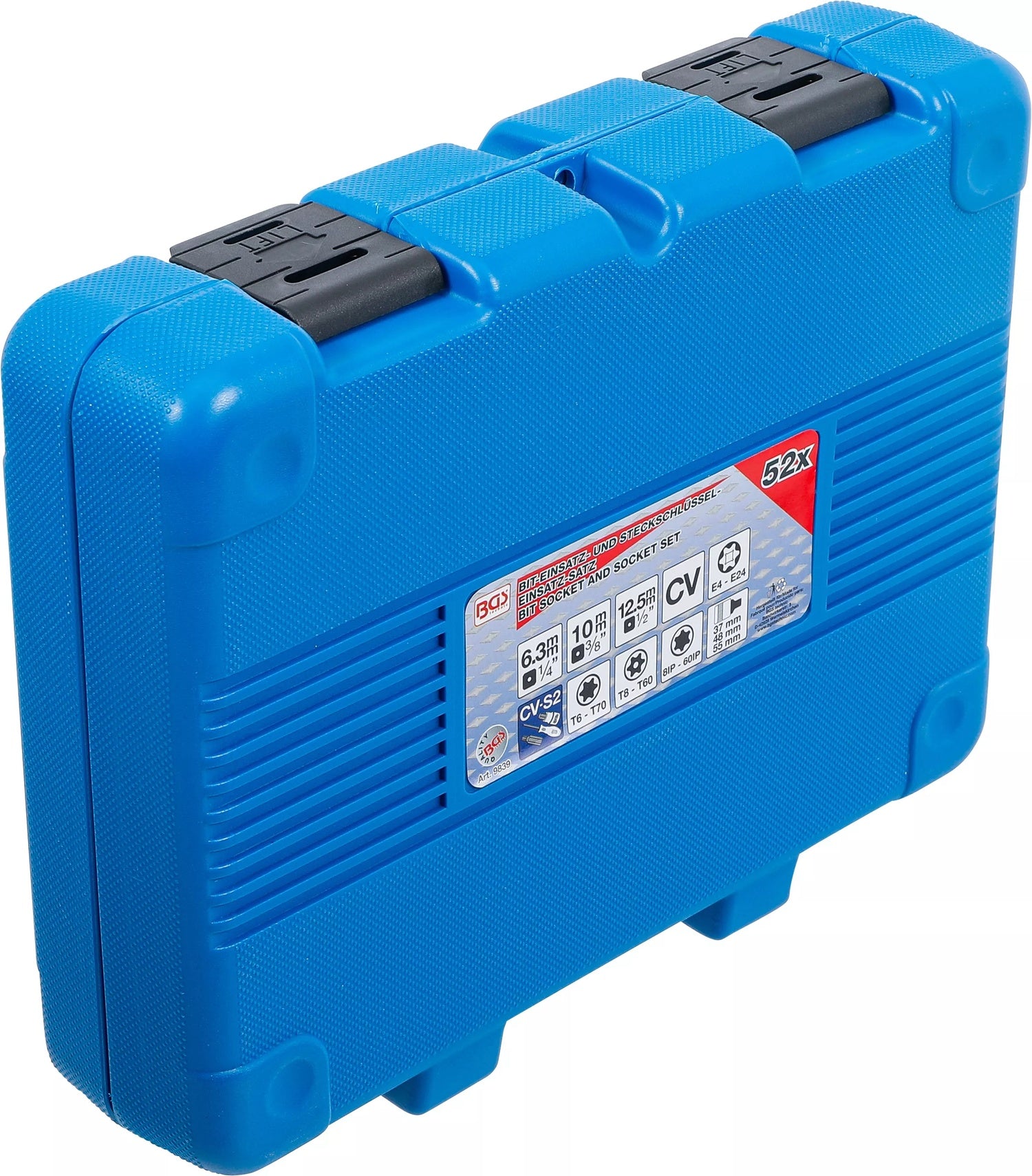 BGS 9839 Biteinsätze, Steckschlüsseleinsätze E-Profil / T-Profil (für Torx) / T-Profil (für Torx) mit Bohrung / TP-Profil (für Torx Plus)