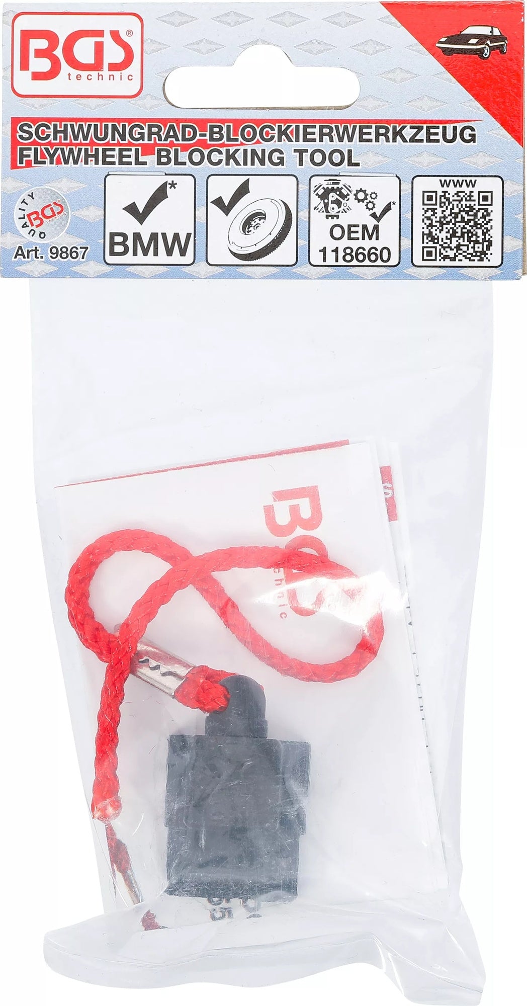BGS 9867 Blockierwerkzeug für Schwungrad für BMW N55 N20 N26