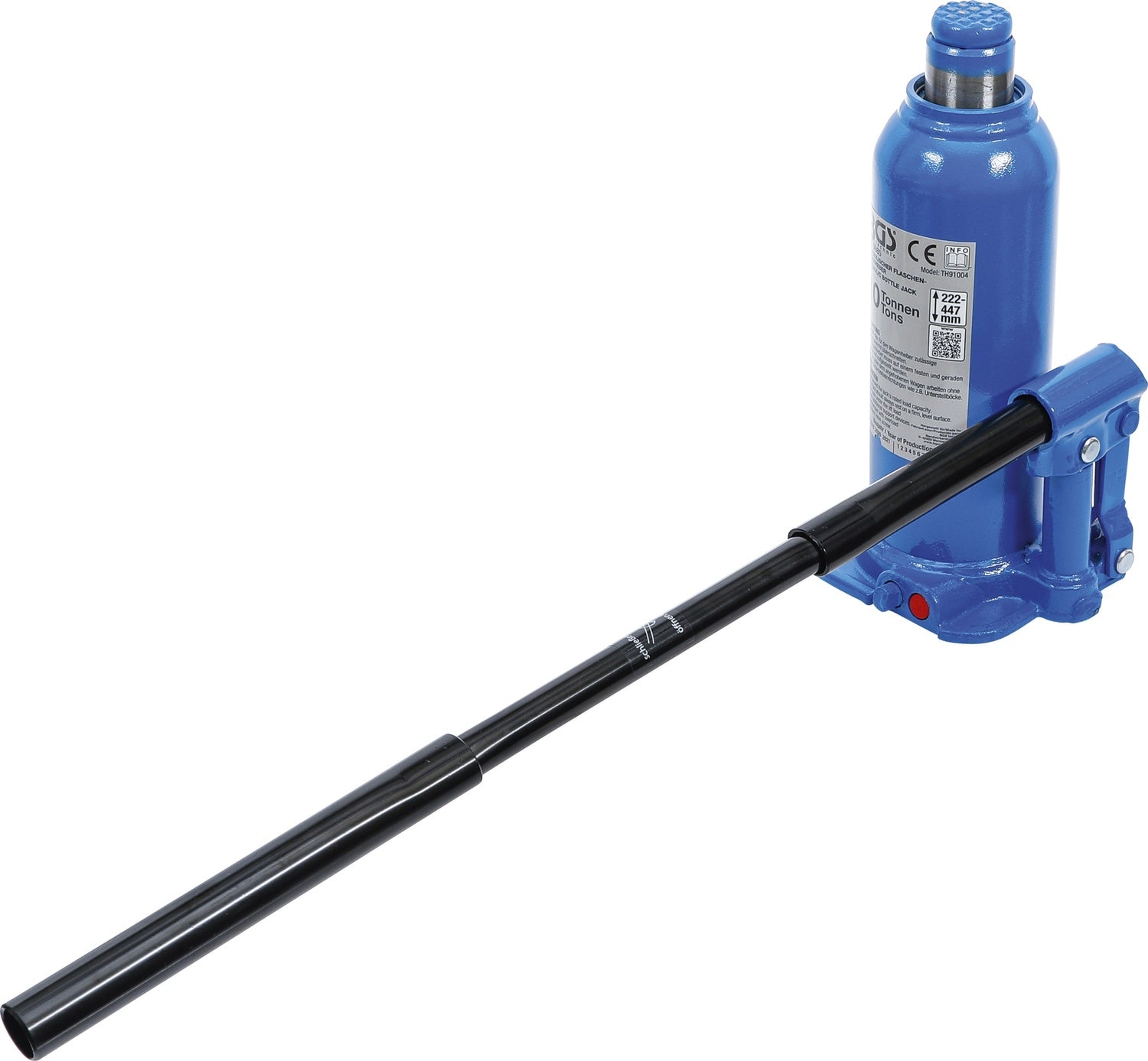BGS 9885 Hydraulischer Wagenheber Flaschenheber für hohe Fahrzeuggewichte 10t