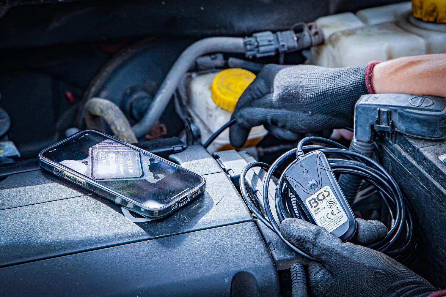 BGS 9889 WLAN Farb-Endoskop mit LED Beleuchtung