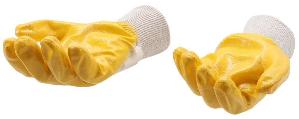 BGS 9961 Paar Nitril Handschuhe gelb Größe 10 (XL) Universalhandschuhe