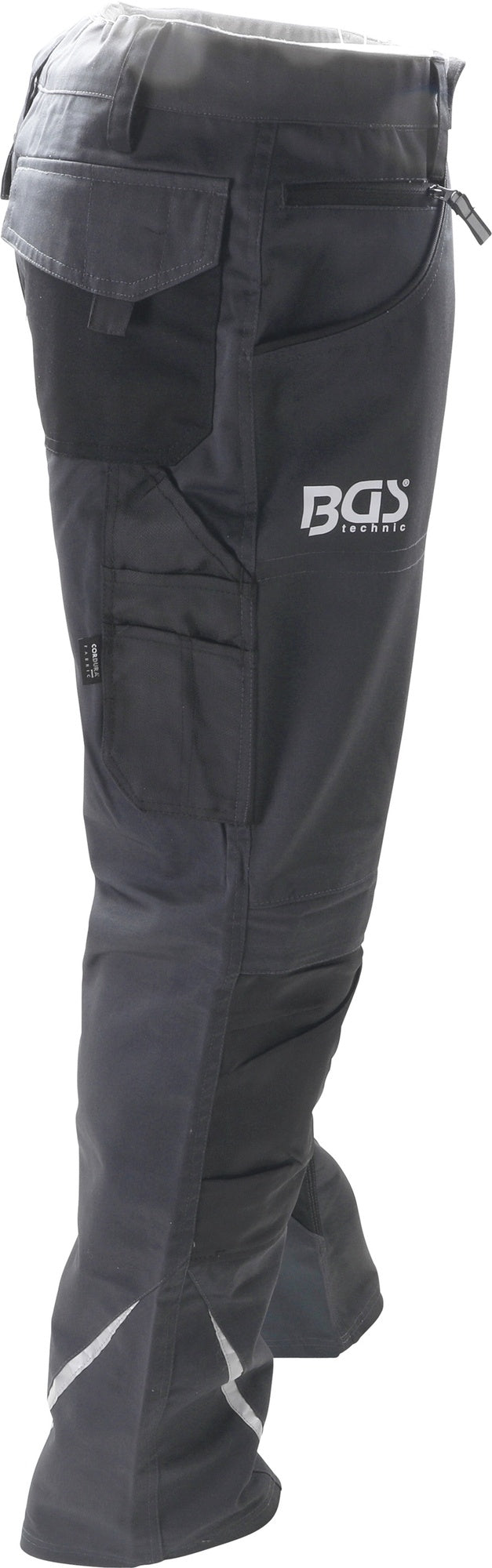 BGS 90067 Arbeitshose lang Knieschoner Reflektoren Größe 58 BGS Logo