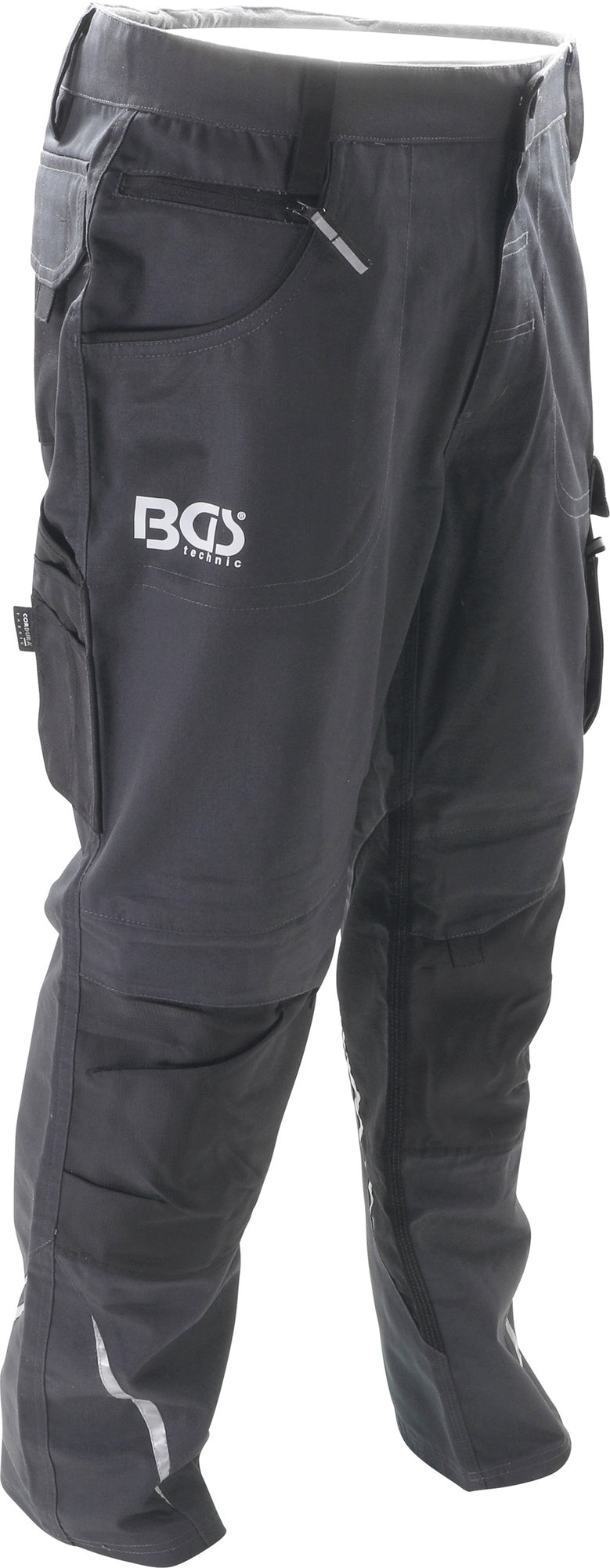 BGS 90065 Arbeitshose lang Knieschoner Reflektoren Größe 54 BGS Logo