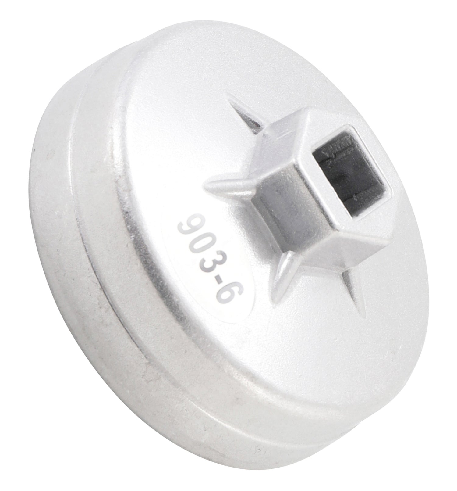 BGS DIY 1035-75x12 Ölfilterschlüssel Zwölfkant Antrieb 12,5mm (1/2") Ø 75mm