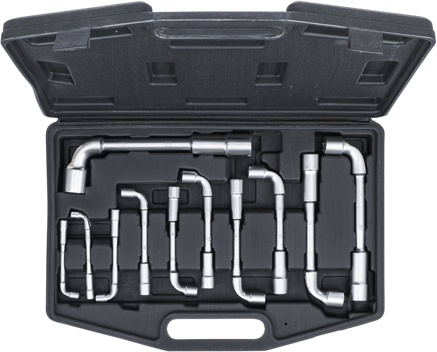 BGS DIY 1178 Satz Pfeifenkopfschlüssel SW 6 - 22mm 11 teilig