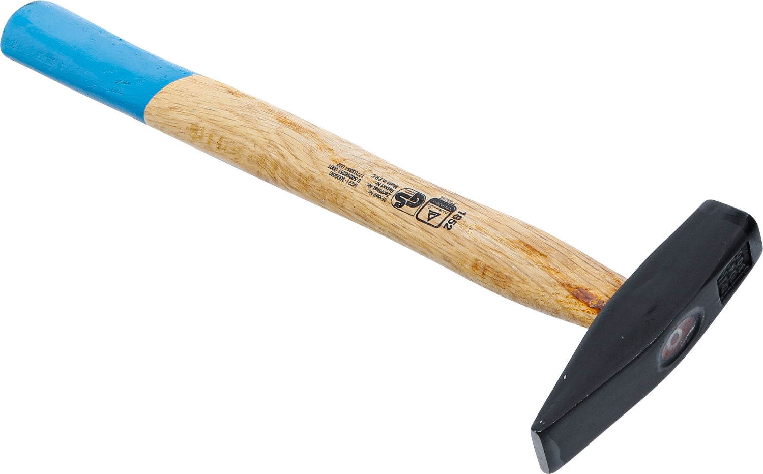 BGS DIY 1852 Schlosserhammer Holzstil DIN 1041 Kopfgewicht 300g