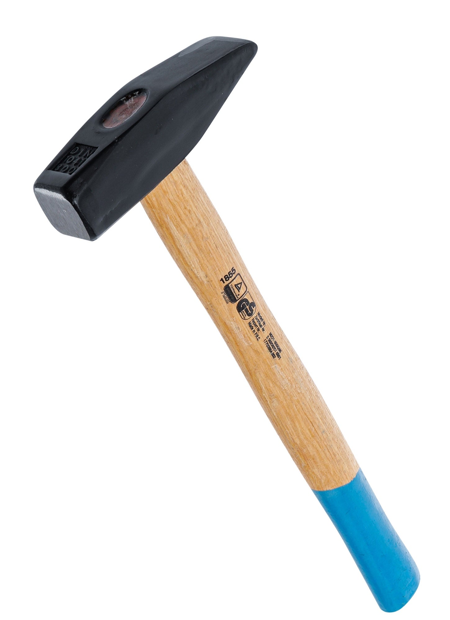 BGS DIY 1855 Schlosserhammer Holzstil DIN 1041 Kopfgewicht 800g