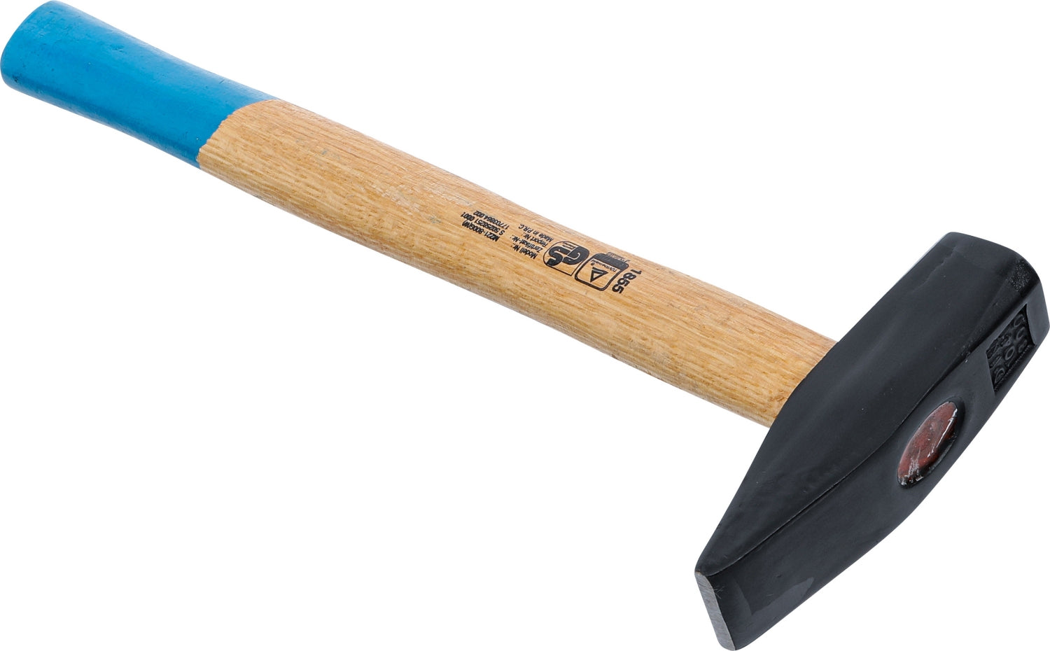 BGS DIY 1855 Schlosserhammer Holzstil DIN 1041 Kopfgewicht 800g