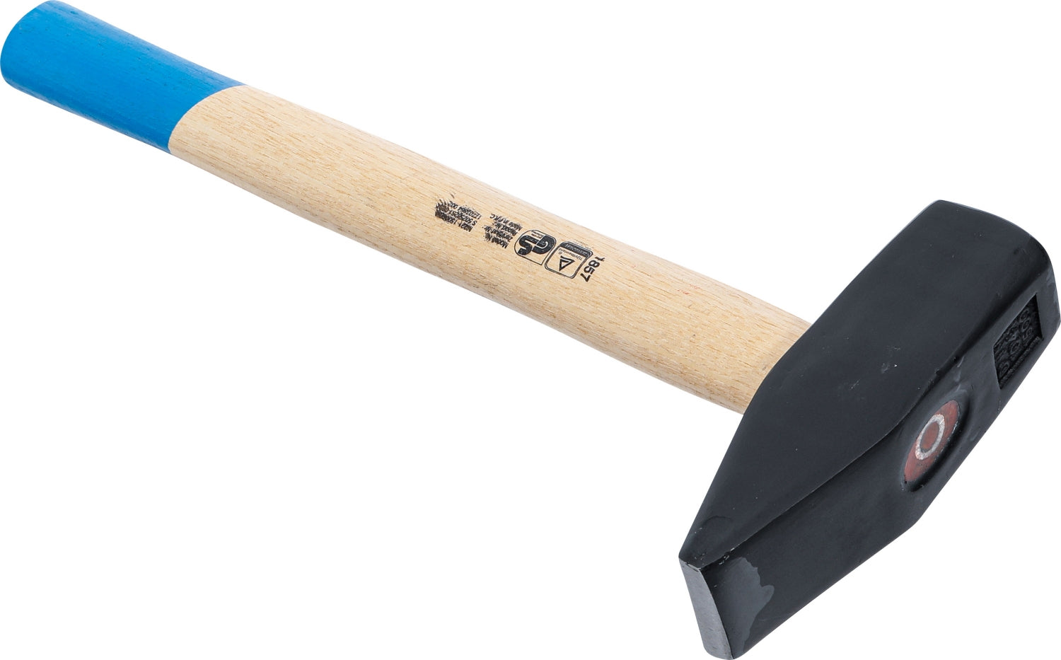 BGS DIY 1857 Schlosserhammer Holzstil DIN 1041 Kopfgewicht 1500g