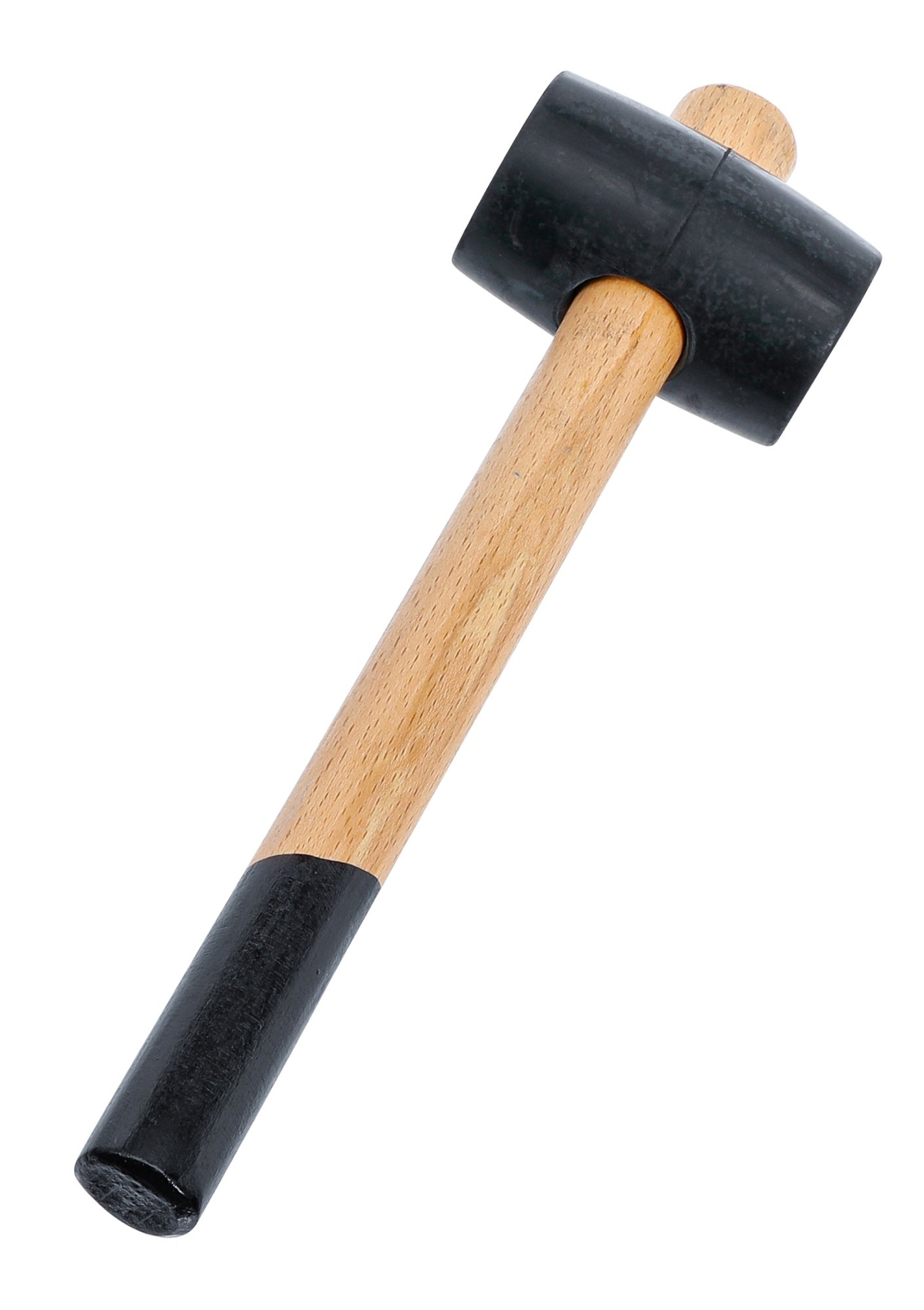 BGS DIY 1860 Gummihammer Holzstil Kopf-Ø 55mm Kopfgewicht 250g