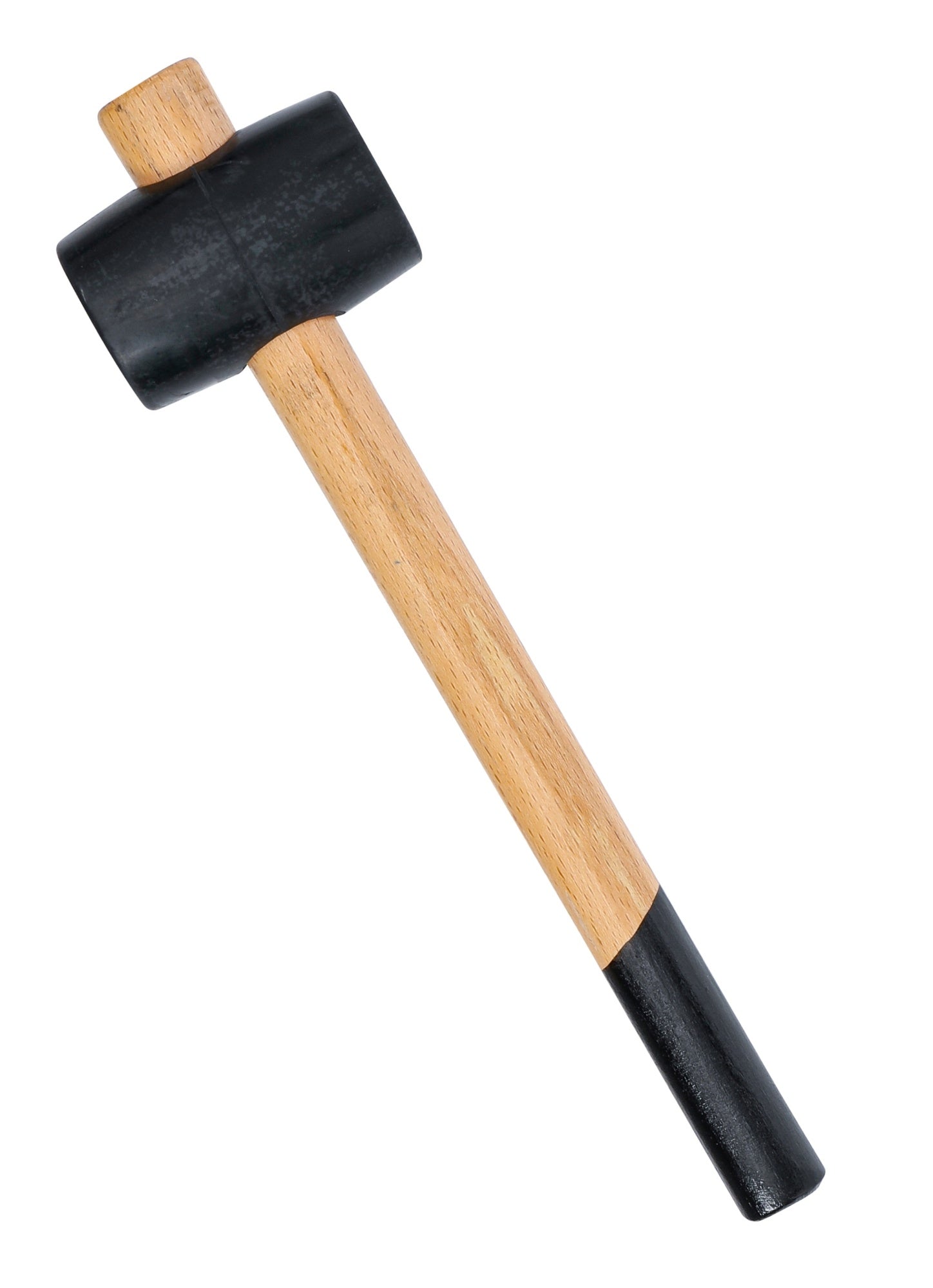 BGS DIY 1861 Gummihammer Holzstil Kopf-Ø 65mm Kopfgewicht 500g