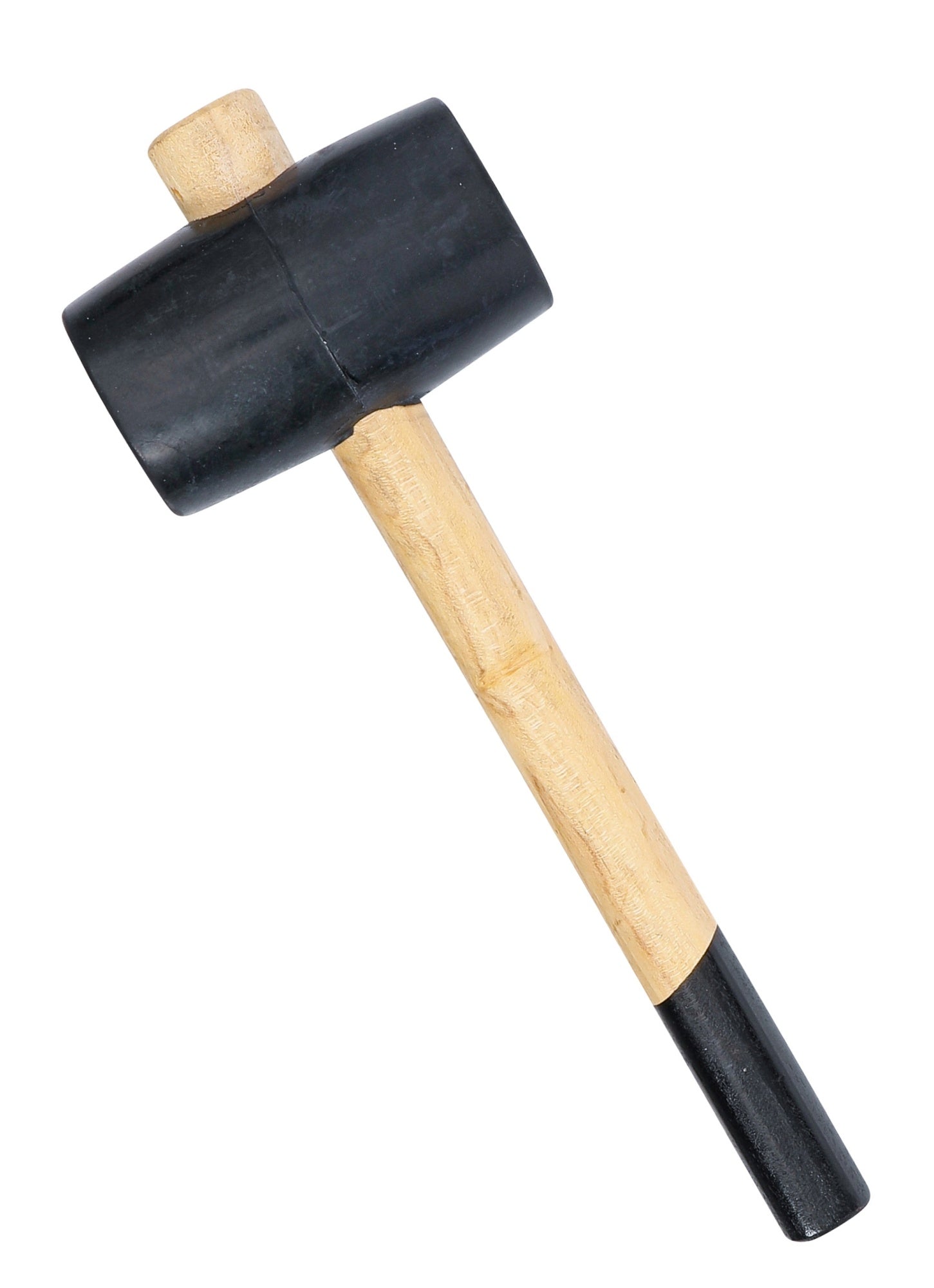 BGS DIY 1862 Gummihammer Holzstil Kopf-Ø 64mm Kopfgewicht 660g