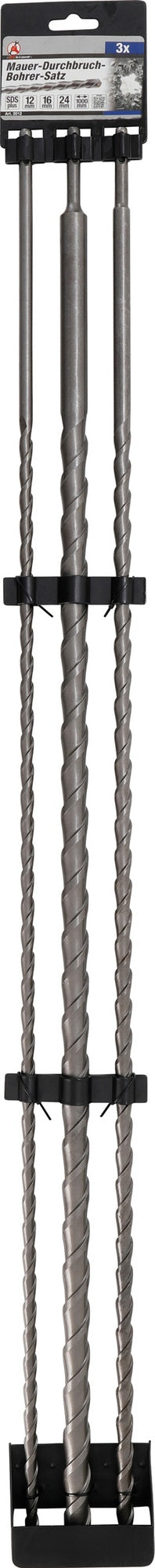 BGS DIY 2012 Satz Mauer Durchbruch Bohrer SDS-Schaft Ø12 16 24mm Länge 1 Meter