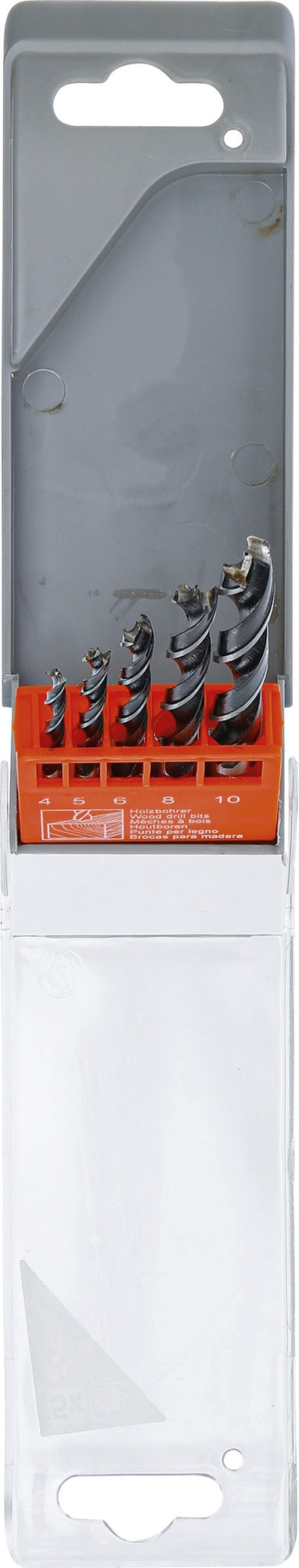 BGS DIY 2017 Satz Holzbohrer Ø4 - 10mm 5 teilig