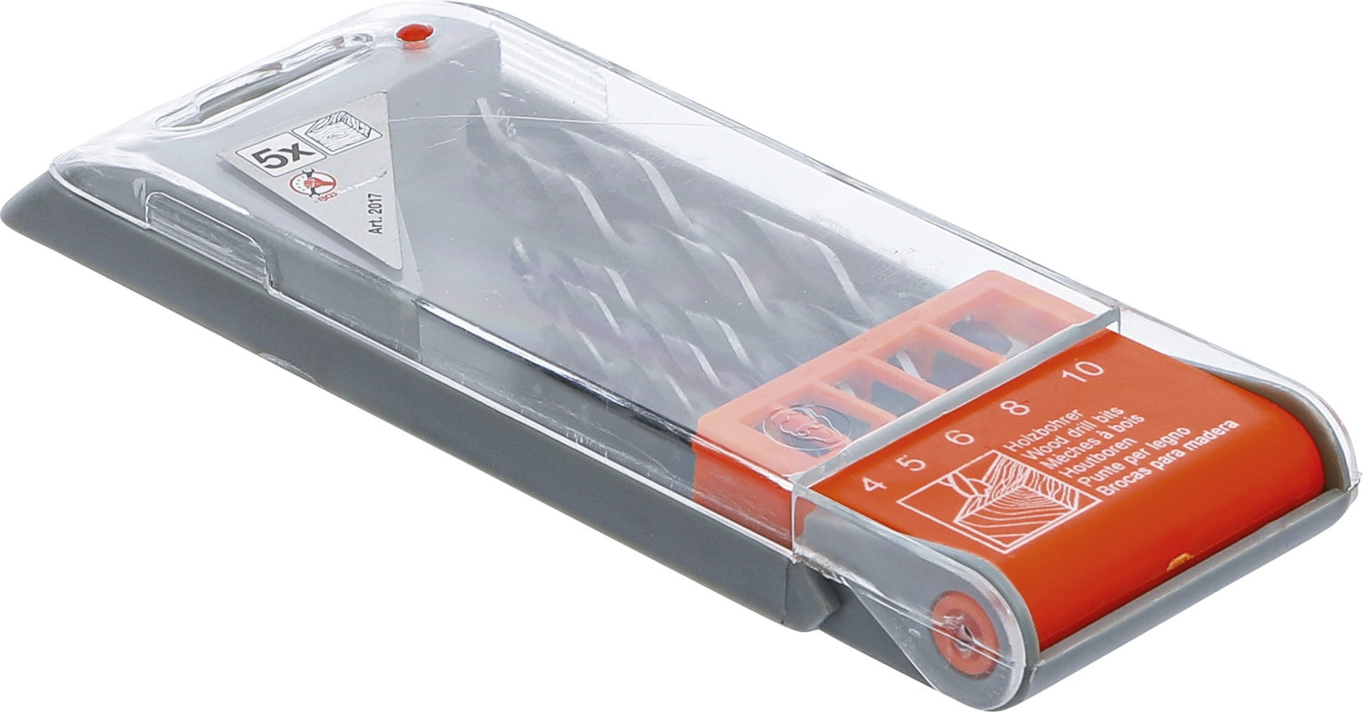 BGS DIY 2017 Satz Holzbohrer Ø4 - 10mm 5 teilig