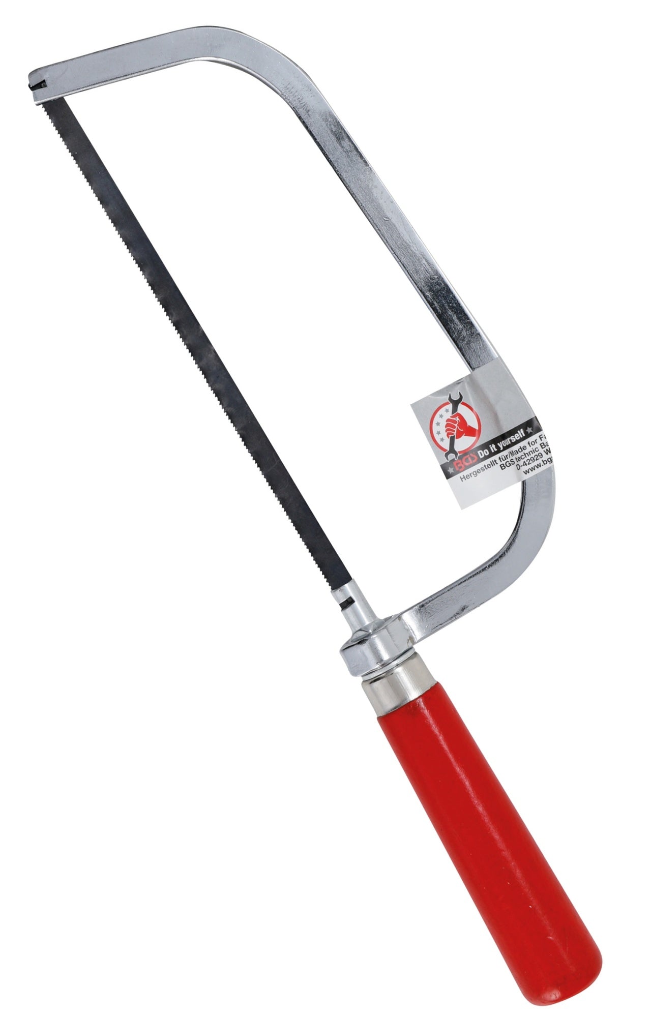 BGS DIY 2068 Haushalts Sägebogen inklusive 1 Sägeblatt mit Spanngriff Länge 150mm