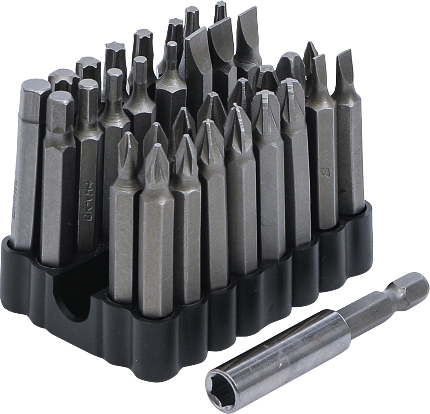 BGS DIY 20810 Satz Bits für Sicherungsschrauben Antrieb 6,3mm (1/4") 33 teilig