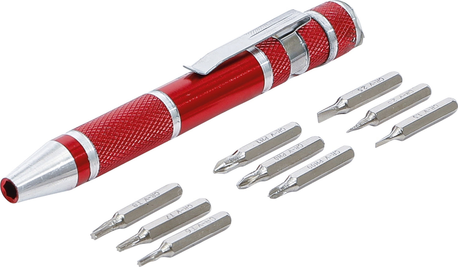 BGS DIY 20840 Satz Präzisions Bit-Schrauber Antrieb 6,3mm (1/4") 10 teilig