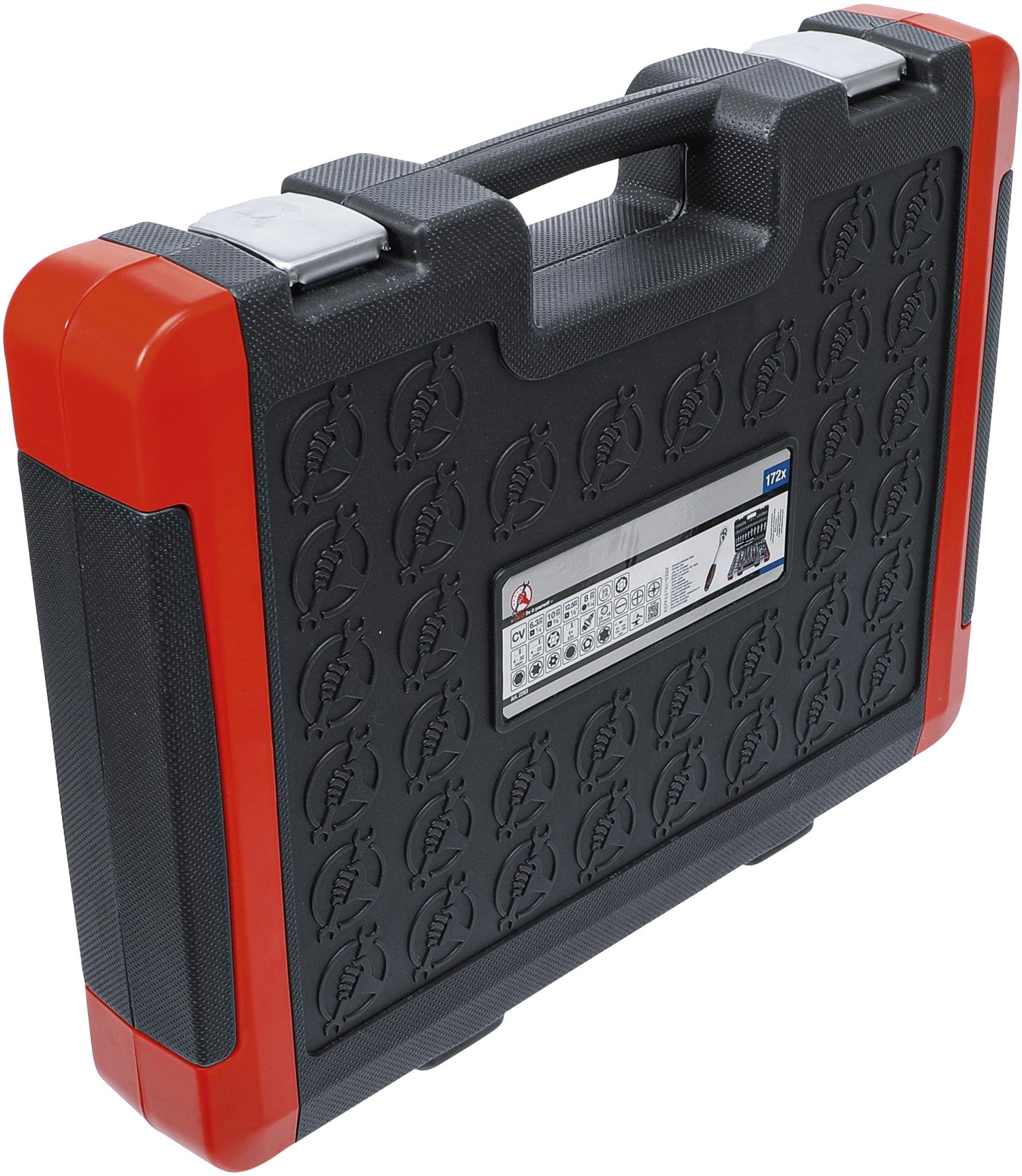 BGS DIY 2283 Satz Steckschlüssel Antrieb 6,3mm (1/4") & 10mm (3/8") & 12,5mm (1/2") 172 teilig