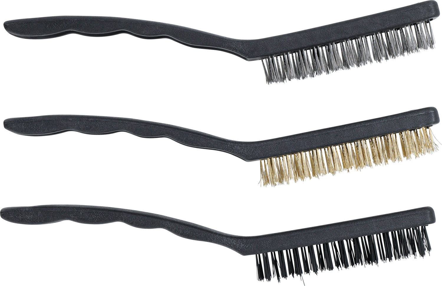 BGS 3079 Satz Bürsten Nylon Messing Stahl Länge 225mm