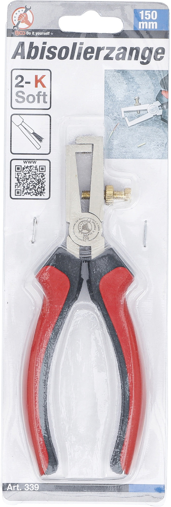 BGS DIY 339 Abisolierzange Länge 150mm