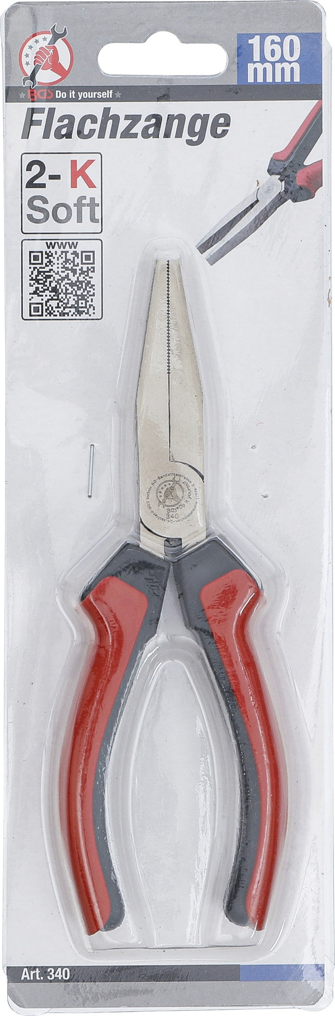 BGS DIY 340 Flachzange Länge 160mm