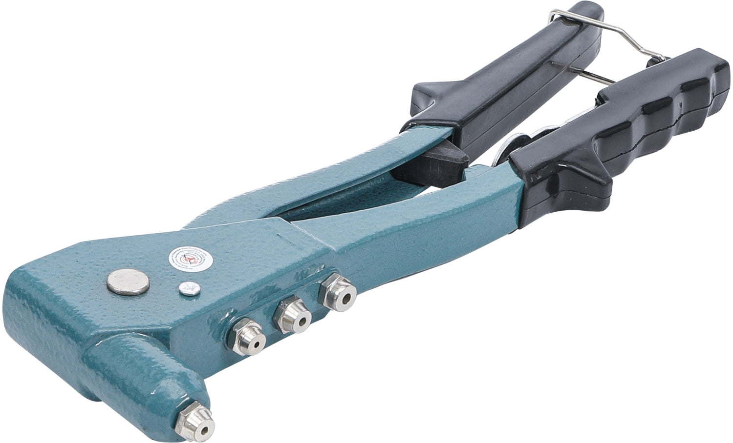 BGS DIY 400 Poppnietenzange / Blindnietzange mit 4 Mundstücken Ø 2,4 / 3,2 / 4,0 / 4,8mm Länge 250mm