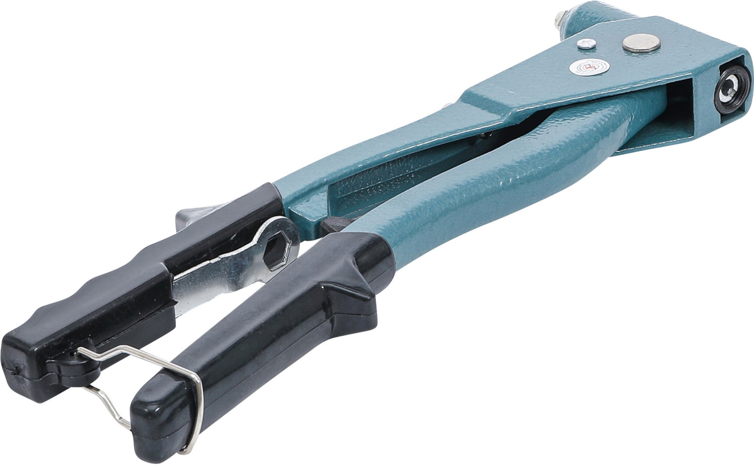 BGS DIY 400 Poppnietenzange / Blindnietzange mit 4 Mundstücken Ø 2,4 / 3,2 / 4,0 / 4,8mm Länge 250mm