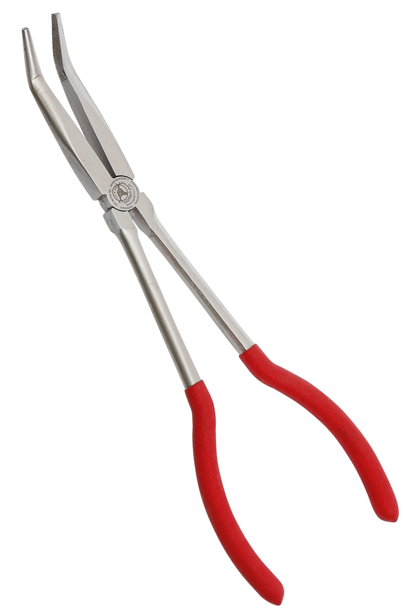 BGS DIY 411 Telefonzange extra lang 45° gebogen Länge 280mm