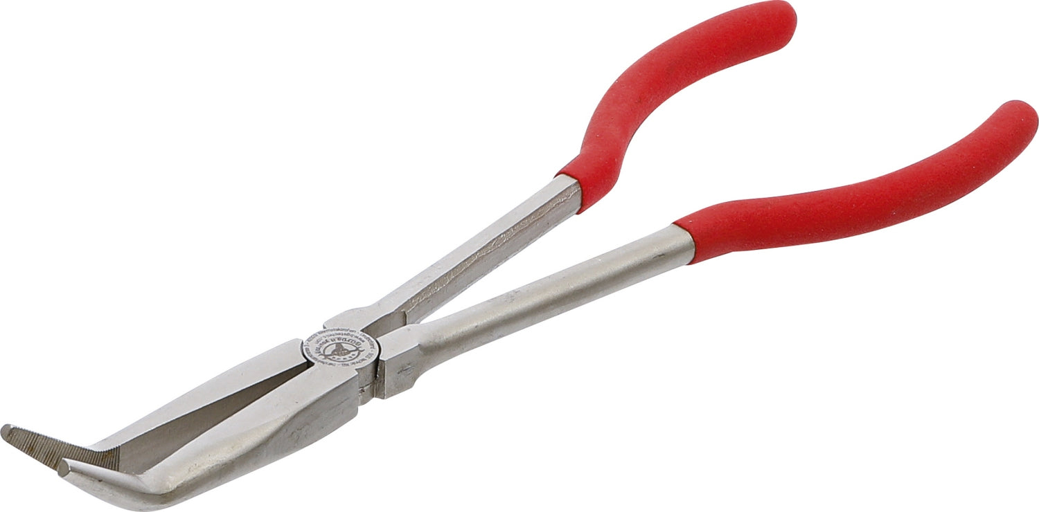 BGS DIY 411 Telefonzange extra lang 45° gebogen Länge 280mm