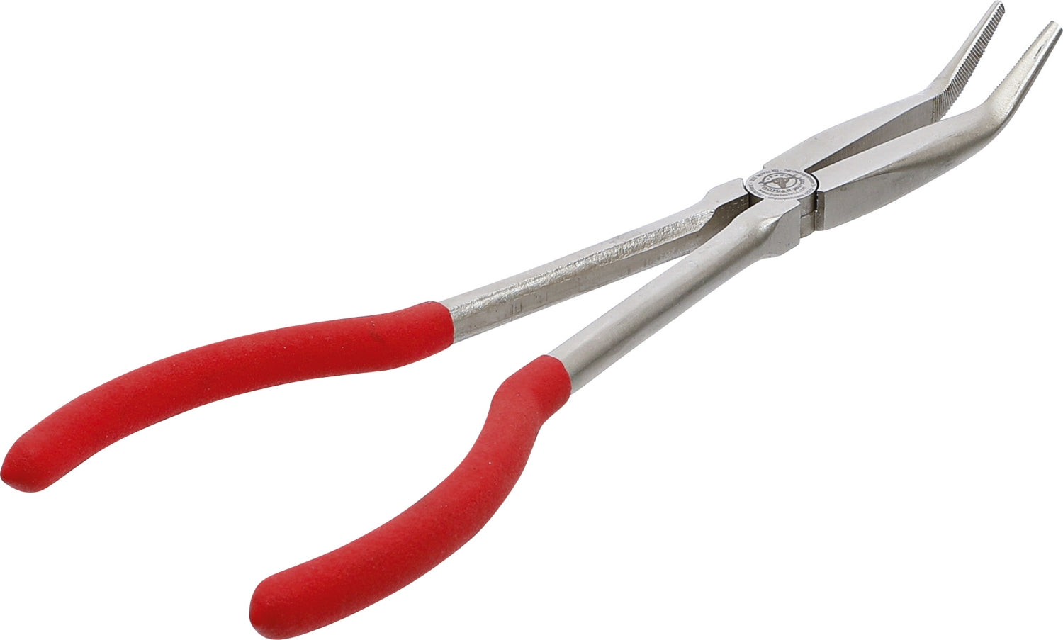 BGS DIY 411 Telefonzange extra lang 45° gebogen Länge 280mm