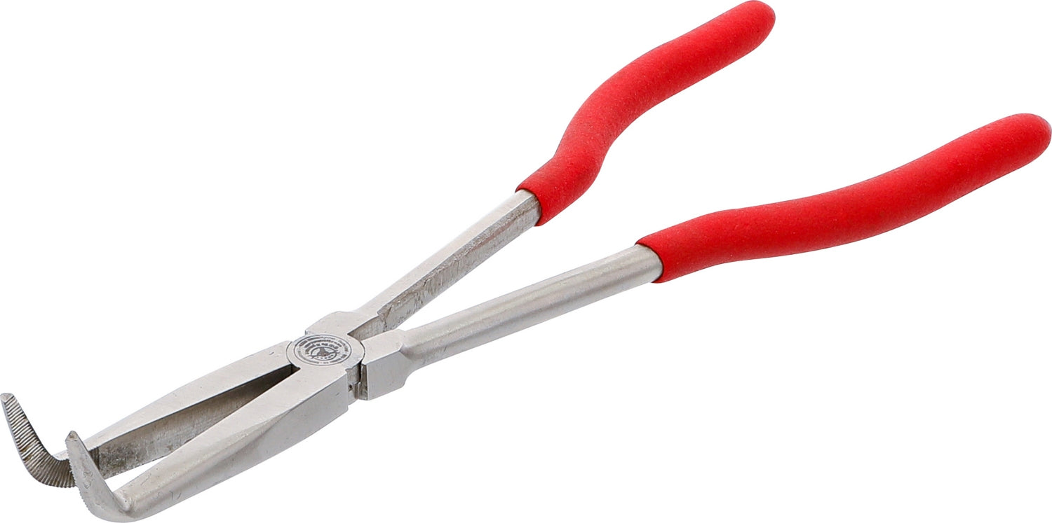 BGS DIY 412 Telefonzange extra lang 90° gebogen Länge 280mm