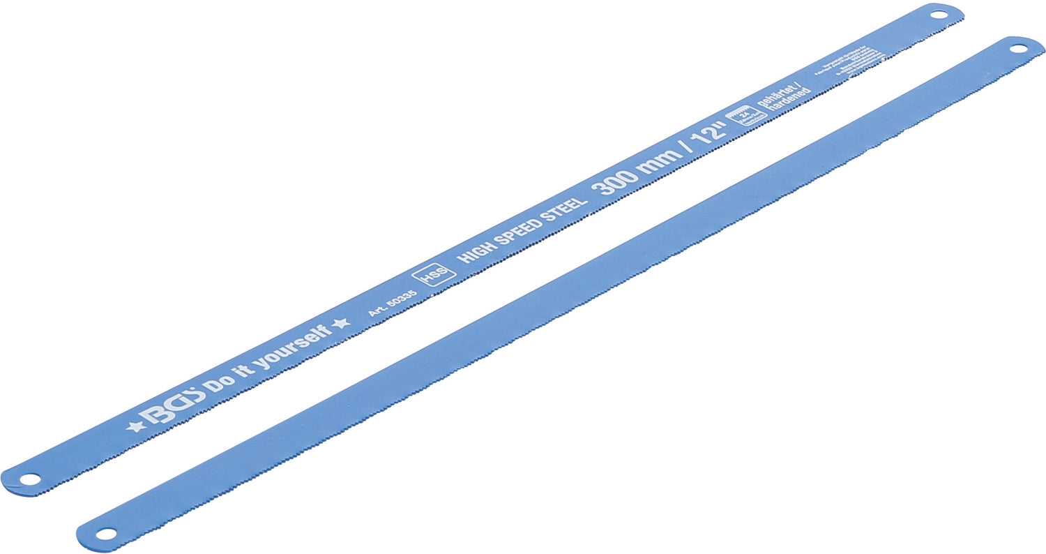 BGS DIY 50335 Satz Sägeblätter HSS-Metall 13 x 300mm 2 teilig