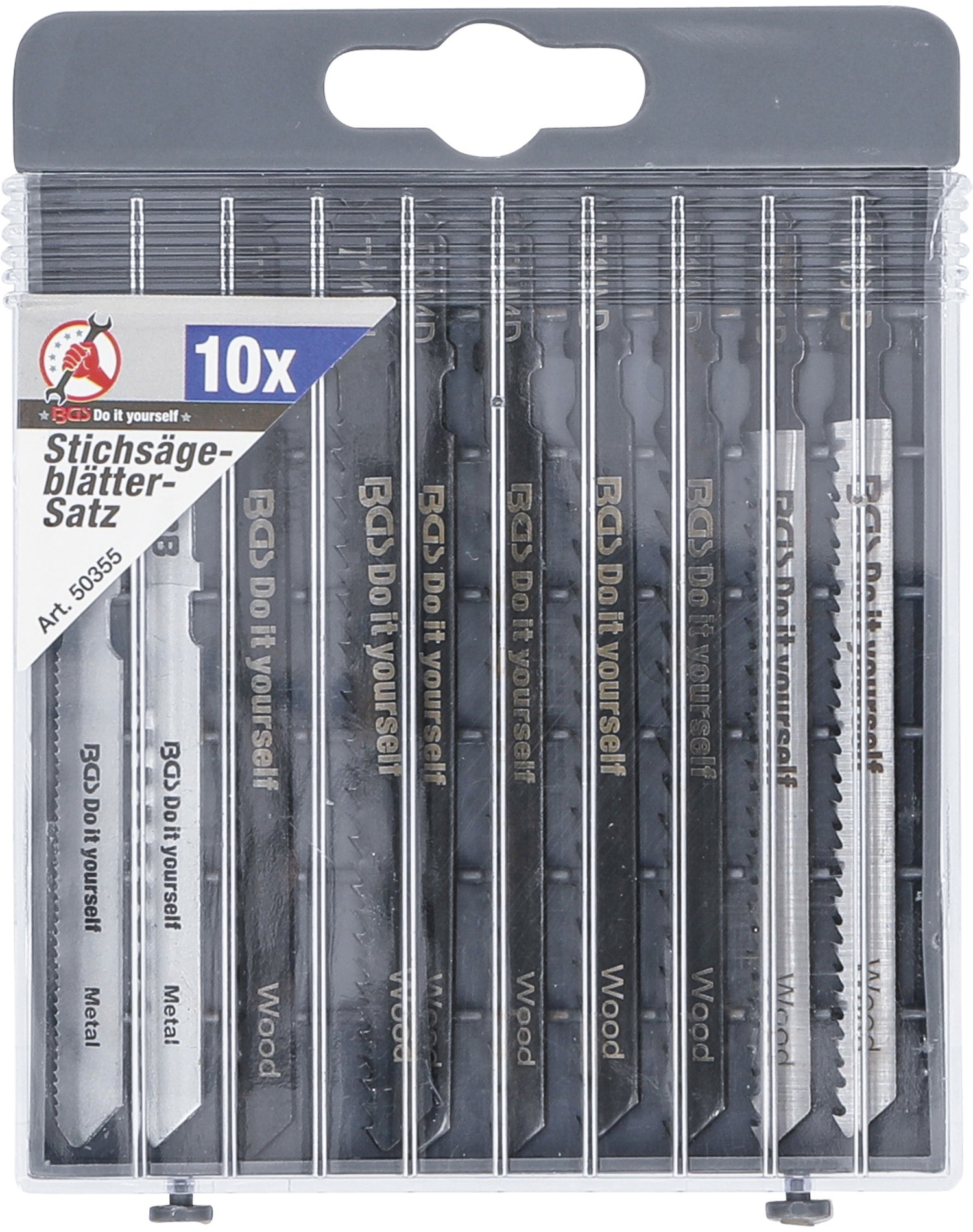 BGS DIY 50355 Satz Stichsägeblätter 10 teilig