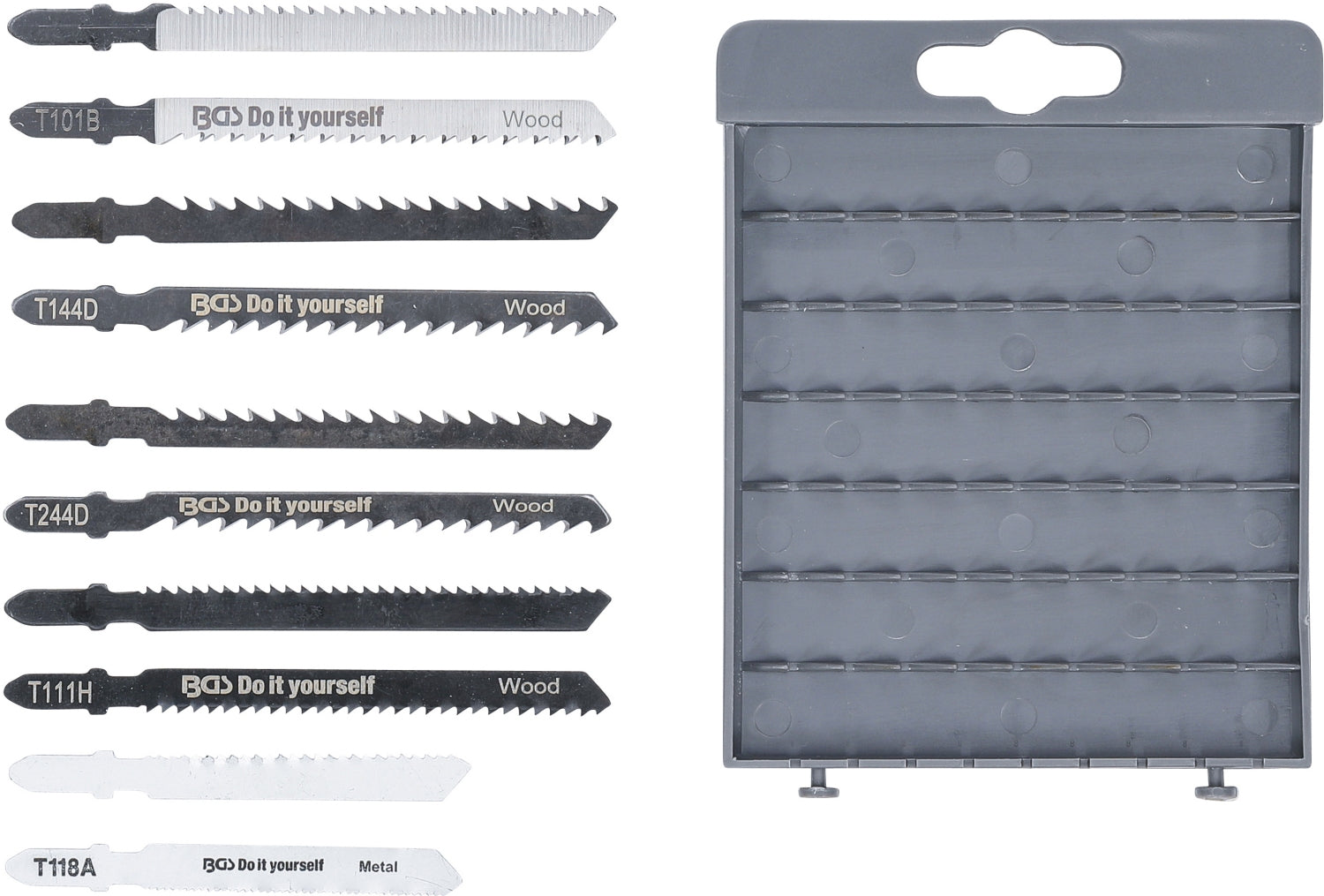 BGS DIY 50355 Satz Stichsägeblätter 10 teilig