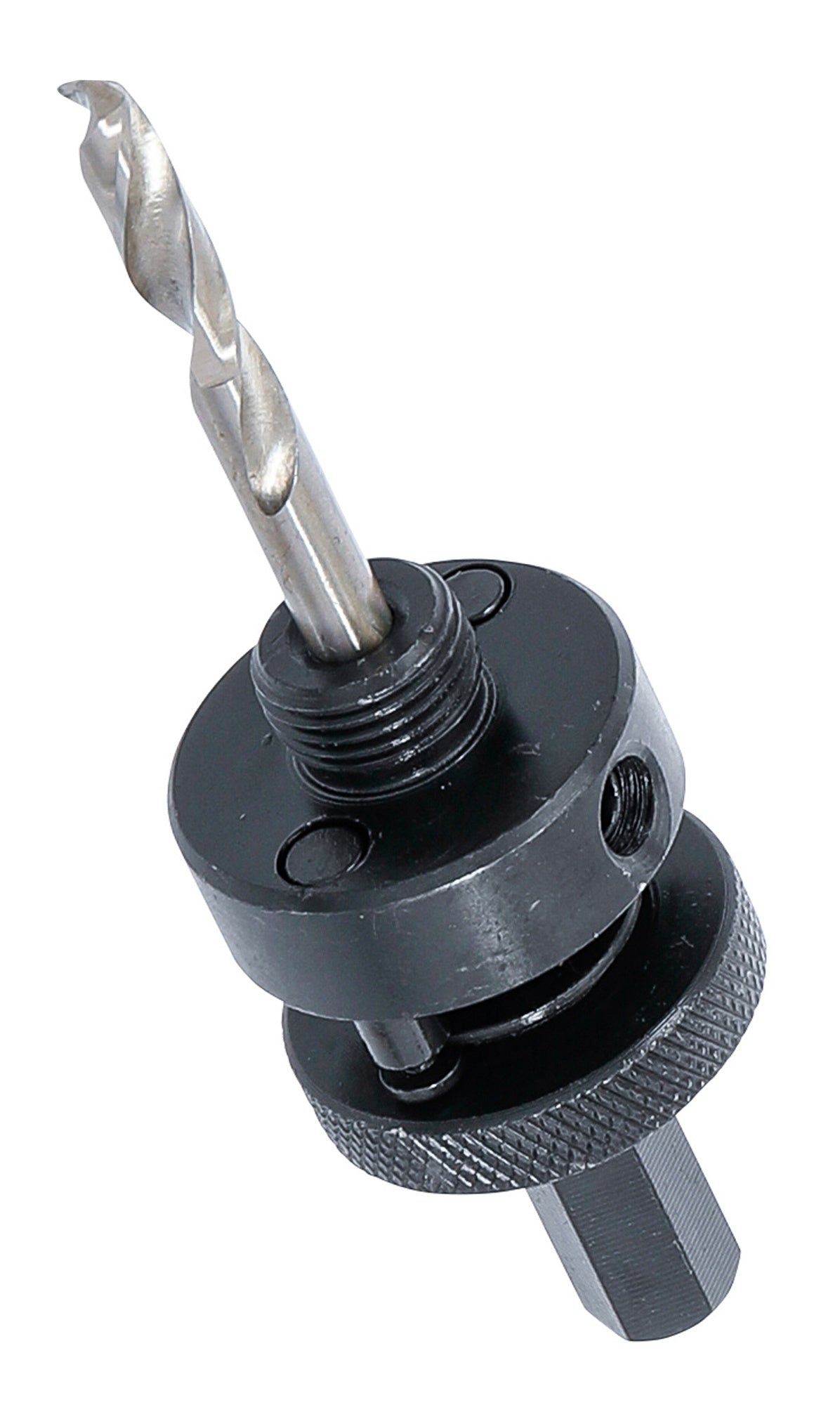 BGS DIY 50399 Aufnahmehalter für Lochsägen Ø 33 - 152mm mit Zentrierbohrer