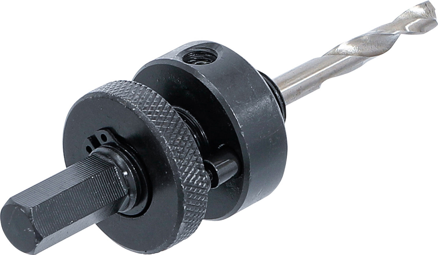 BGS DIY 50399 Aufnahmehalter für Lochsägen Ø 33 - 152mm mit Zentrierbohrer