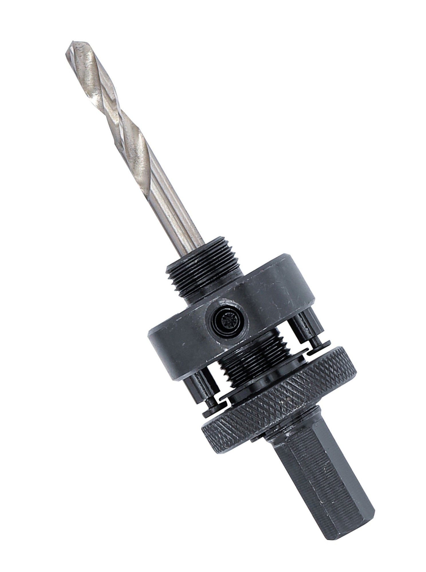 BGS DIY 50399 Aufnahmehalter für Lochsägen Ø 33 - 152mm mit Zentrierbohrer