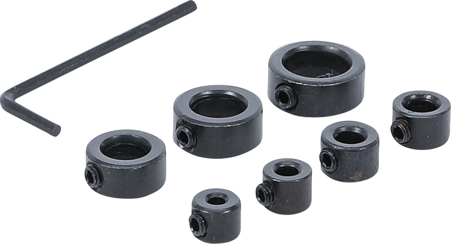 BGS DIY 50407 Satz Bohrtiefenbegrenzer 8 teilig