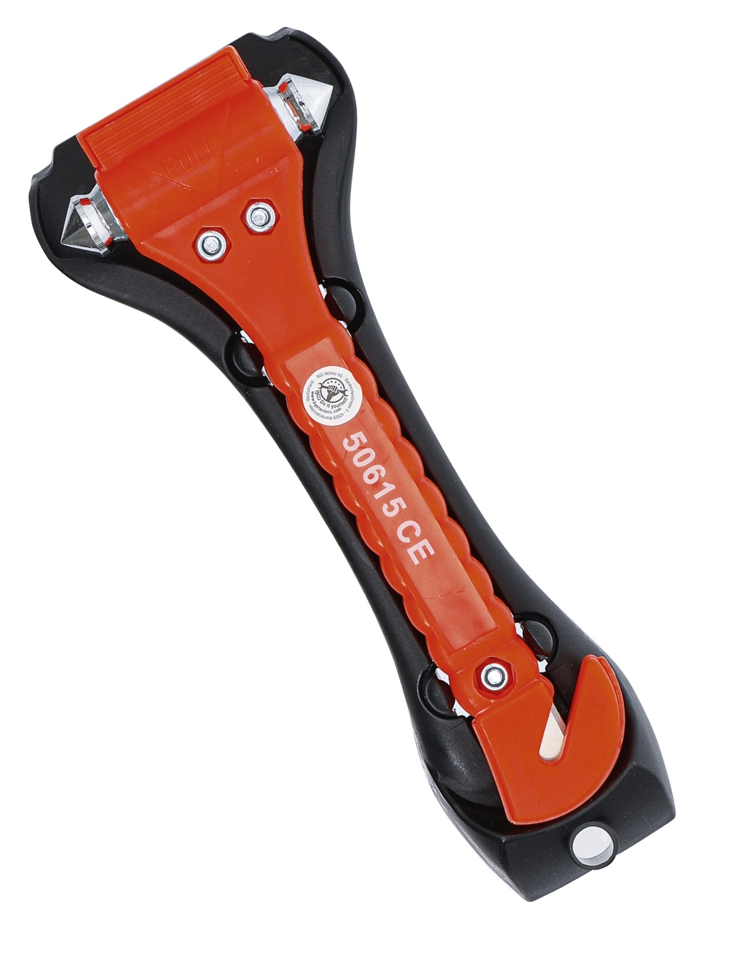 BGS DIY 50615 Auto Nothammer mit Gurtschneider Kombi Tool für KfZ