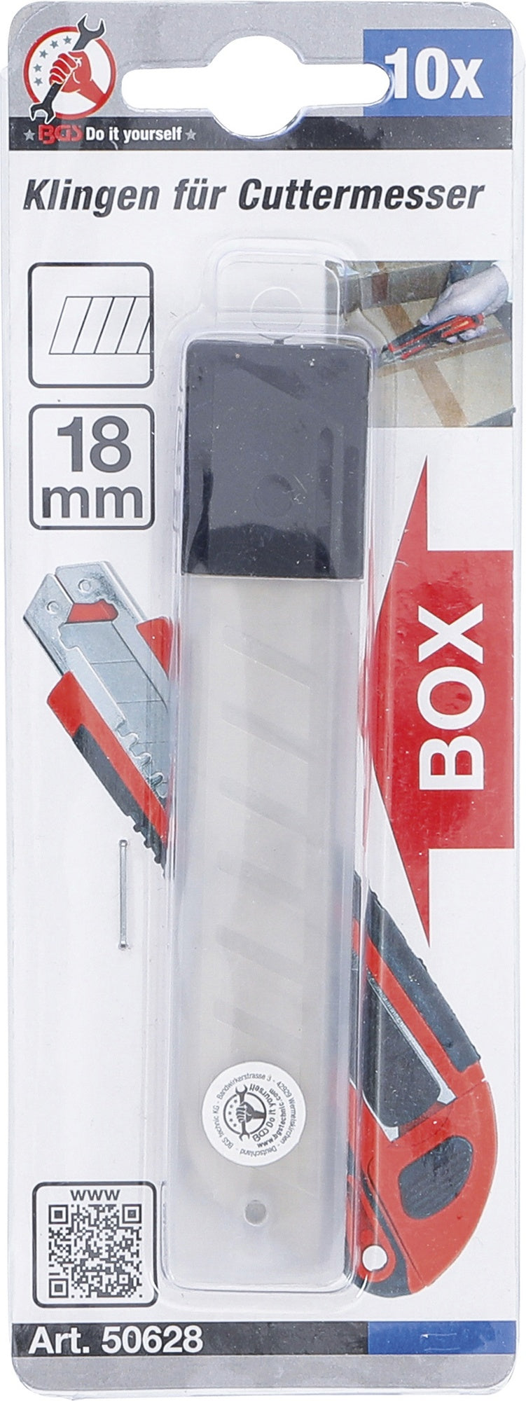 BGS DIY 50628 Satz Ersatzklingen 10 teilig