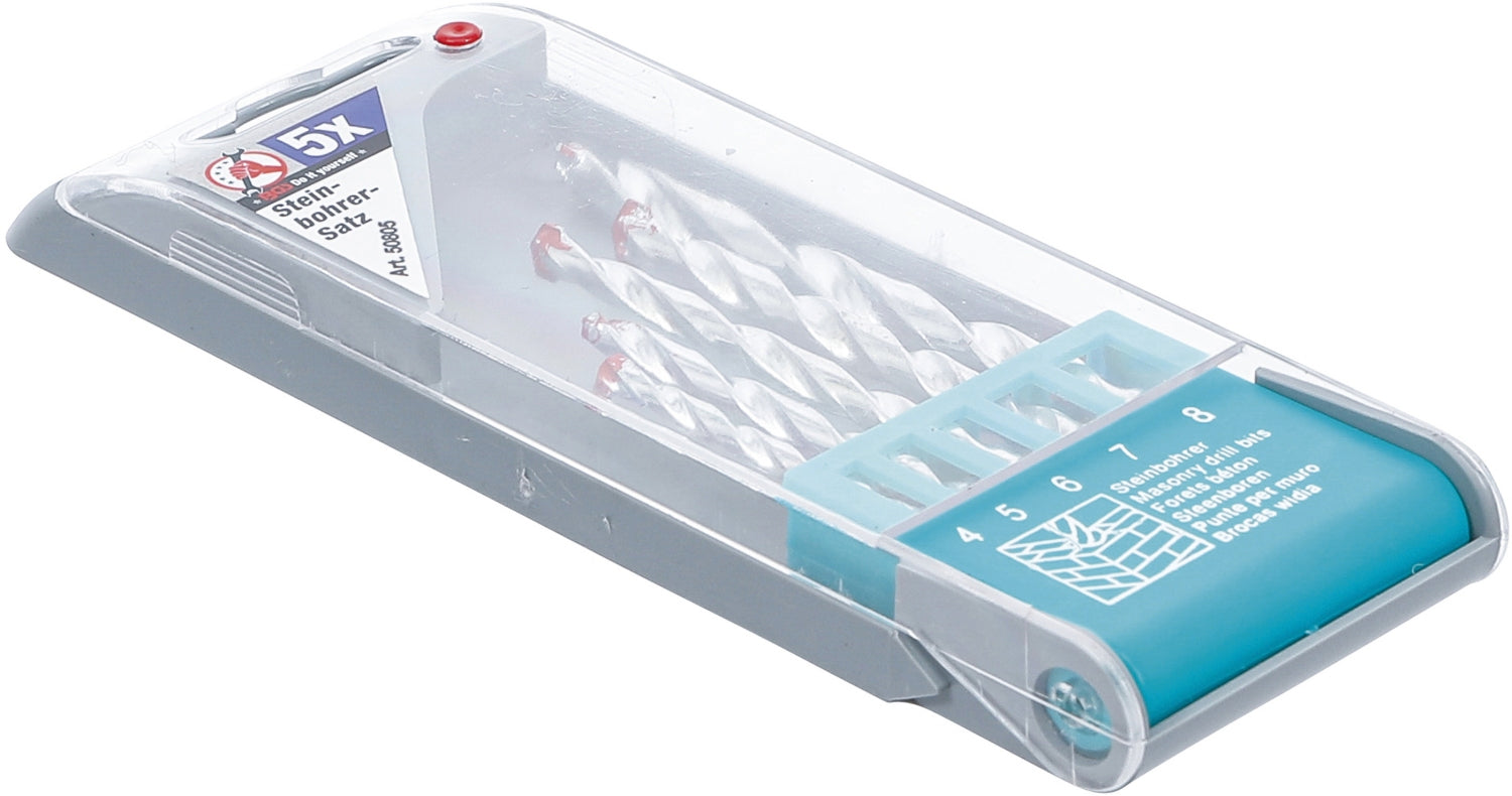 BGS DIY 50805 Satz Steinbohrer Ø4 - 8mm 5 teilig