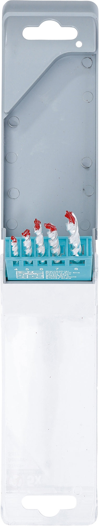 BGS DIY 50805 Satz Steinbohrer Ø4 - 8mm 5 teilig